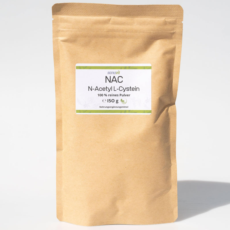 Sanuvit® - NAC powder | 150g per bag | 6 month supply | N-Acetyl-L-Cysteine | High bioavailability and tolerability | Vegan | Made in Austria - NewNest Australia