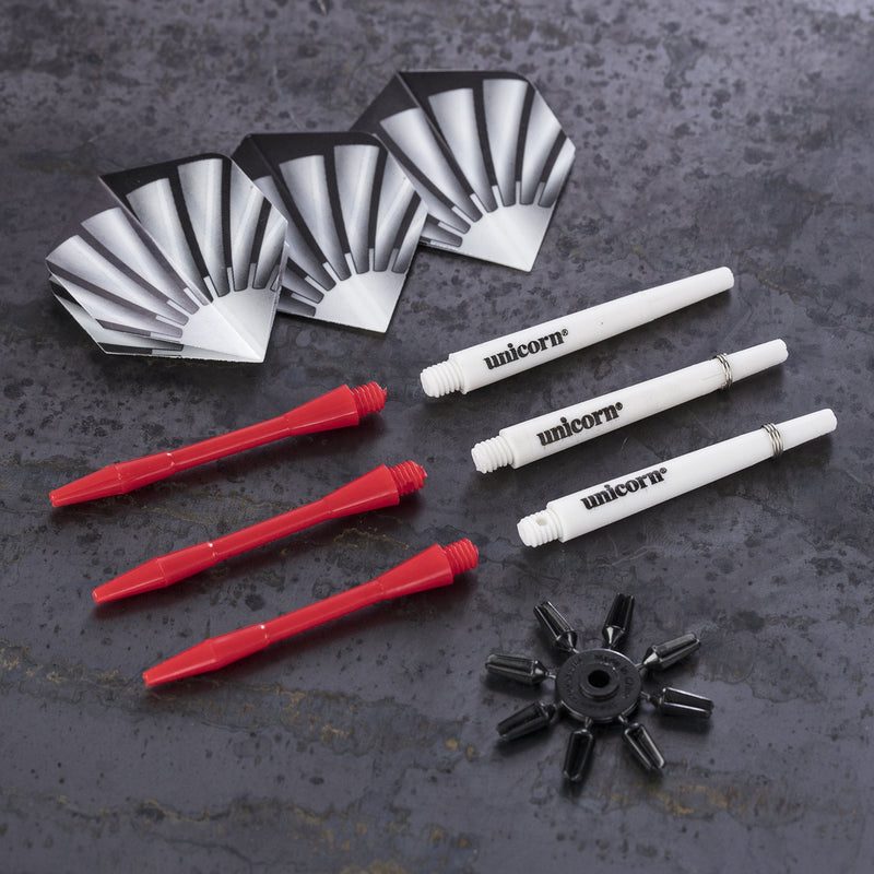 Unicorn Steel 500 30-Piece Dart Set Includes Wallet Carrying Case Designed for Use with Bristle Dartboards - NewNest Australia