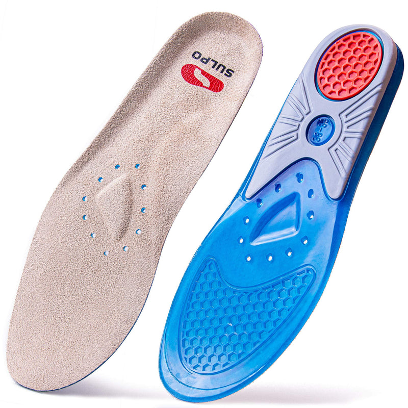 SULPO Plantar Fasciitis & Heel Spurs Insoles - Silicone Shoe Insoles for Men & Women - Ideal for Sports, Office, Work, Daily Life, Hiking (40-41 EU / 5.5-7 UK (S)) 40-41 EU / 5,5-7 UK (S) - NewNest Australia