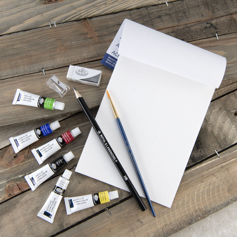Royal & Langnickel Acrylic Paint Essentials Keep N' Carry Set - NewNest Australia