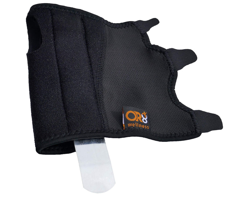 Universal Wrist Brace Breathable Support Splint Carpal Tunnel Arthritis Tendonitis Fits Right or Left Hand Adjustable Design One Size Fits All Outdoor Sports Fitness Black - NewNest Australia