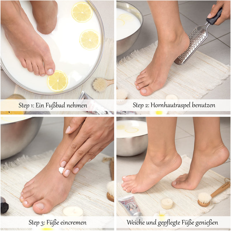 Callus Remover Callus Planer Callus Rasp Foot - Callus Removal - Stainless Steel Callus File for Hard Skin - Foot Care Pedicure Foot Care Device (Set of 1, Black) 1 Piece (Pack of 1) - NewNest Australia