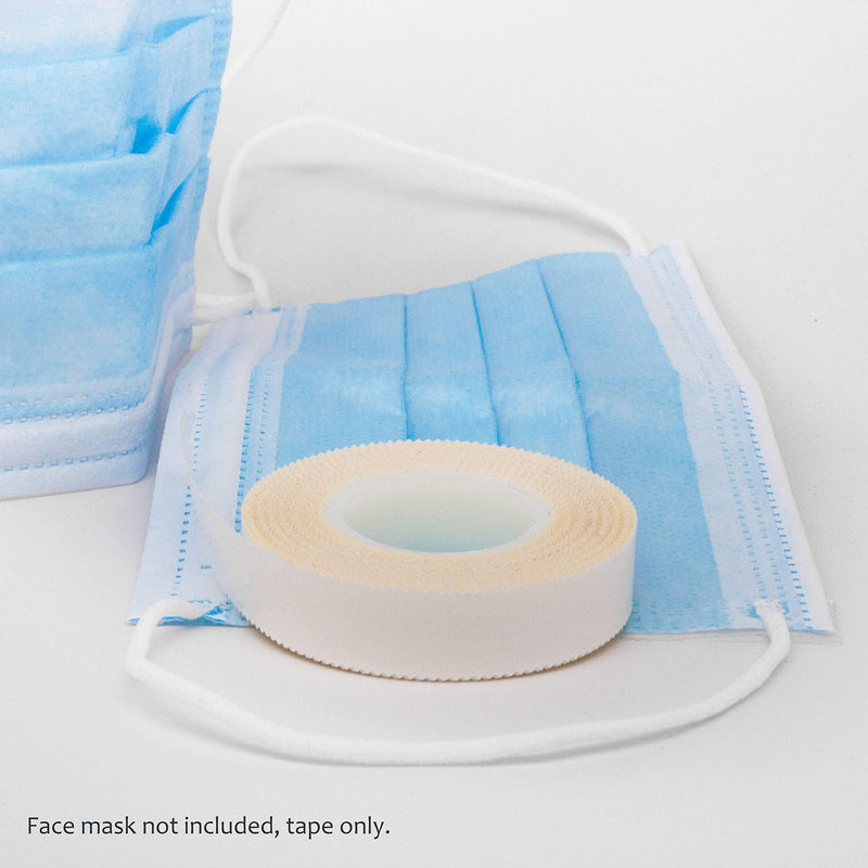 Pro 1502 Self-adhering Face Mask Tape 1/2in (12mm) x 20ft Clear Double Coated Medical, Direct-to-Skin, Fabric to skin. skin friendly adhesive, fluid resistant, Easy to apply, Can reposition/reapply - NewNest Australia
