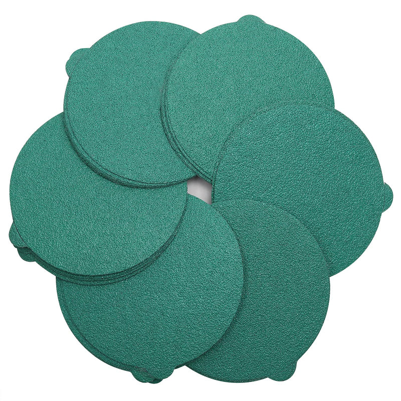 MAXMAN 6 inch PSA Sanding Discs Self Adhesive,30PCS 40 grit Sandpaper Wet Dry Green Film Backed Random Orbital Sander Paper for Wood,Metal Sanding and Automotive Polishing 40Grit - NewNest Australia