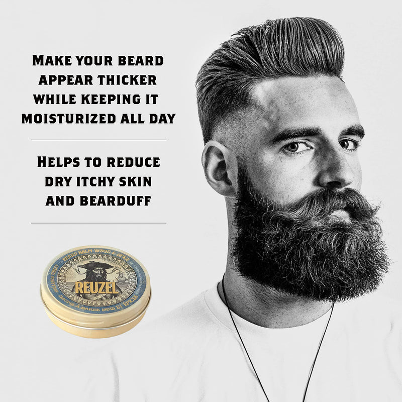 Reuzel Beard Balm, Wood & Spice, Masculine Scent, 35 g - NewNest Australia