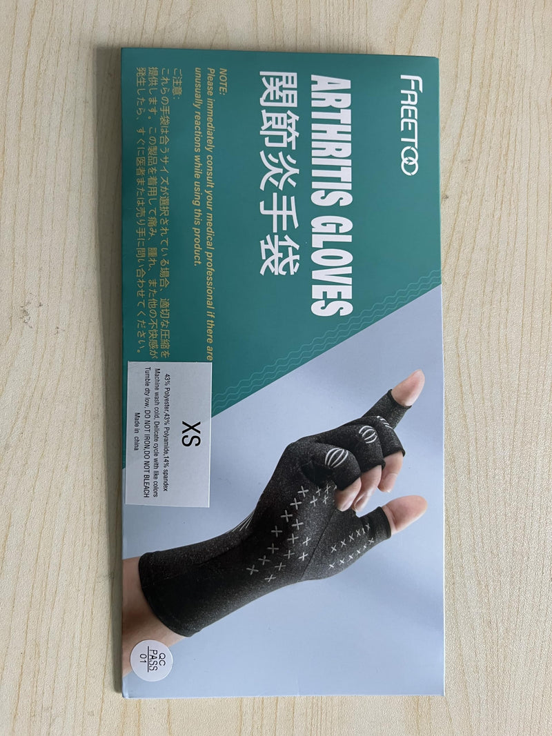 Freetoo Copper Infused Arthritis Gloves, Fingerless Compression Gloves Women / Men, Arthritis Pain Relief For Carpal Tunnel, Rheumatism, Rsi, Tendinitis, Hand Pain Typing, Gaming Knitted Gloves - NewNest Australia