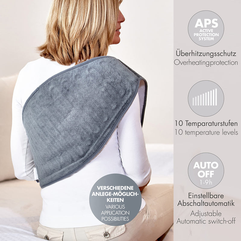 Promed Heating Belt Hgp-1.7, Heat Belt For Back And Kidneys, Heat Pad With Automatic Switch-Off, Heating Pad With Overheating Protection, 10 Temperature Levels, Quick Warm-Up, Washable - NewNest Australia
