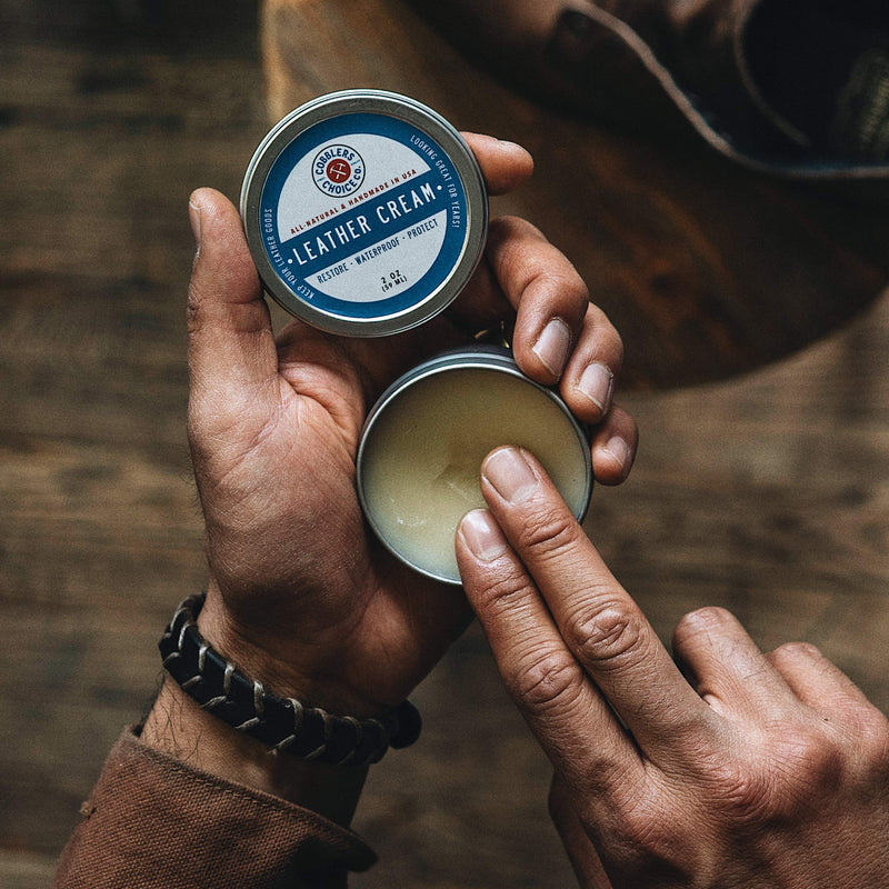 All-Natural Leather Cream - Restores and Protects Smooth Leather - Made with Triple Filtered BeesWax - Made in the USA! 2 Oz. (59 Ml) - NewNest Australia