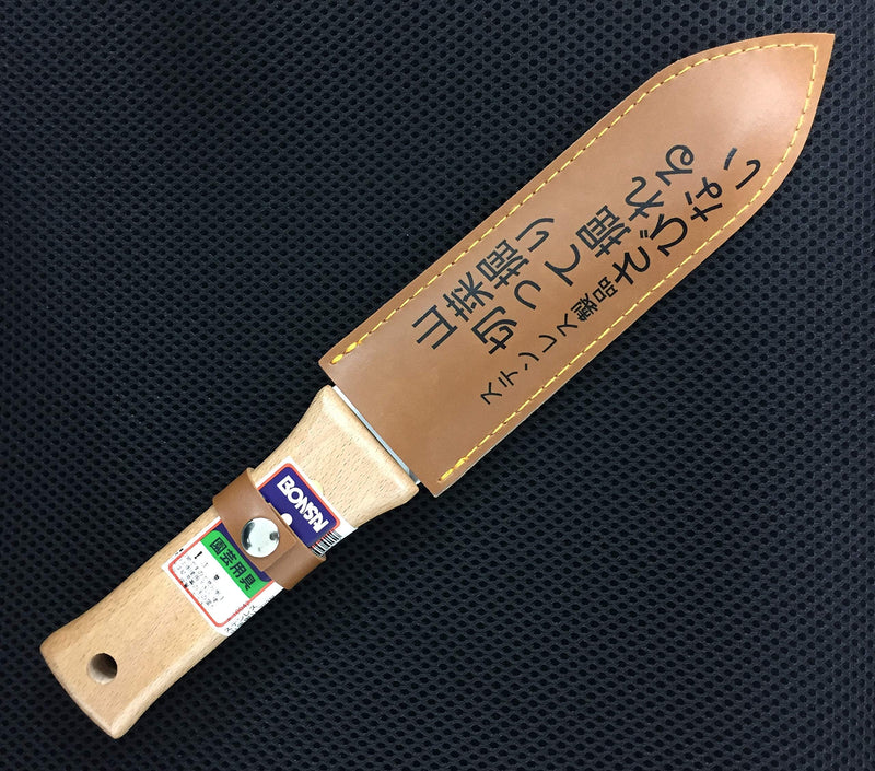 Bonsai No.10042 Japanese Hori Hori Garden Knife, Stainless Steel Blade 6.7"(170mm), Wooden Handle - NewNest Australia