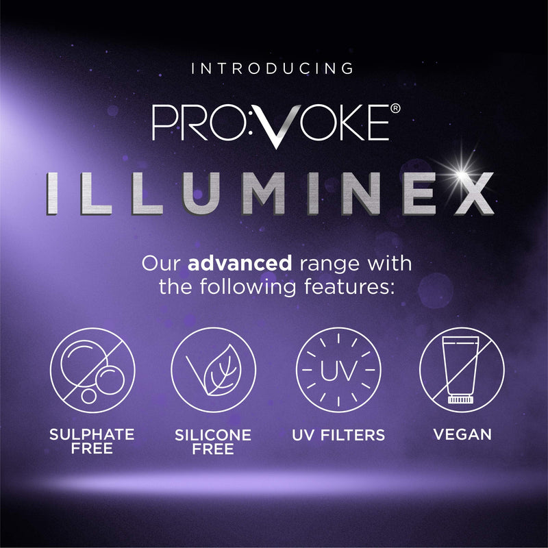 PRO:VOKE Touch of Silver Toning Treatment Mask 200ml | Purple Conditioner for Blonde, Platinum, White or Grey hair | Purple Shampoo Alternative to Banish Brassy Tones - NewNest Australia