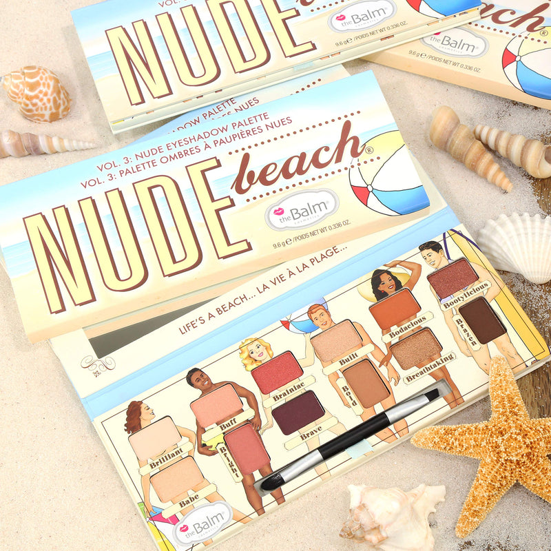 theBalm Palettes Cosmetics Nude Beach Eyeshadow Palette 9.6G, Beige - NewNest Australia