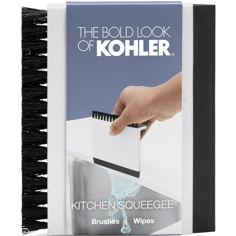 KOHLER Kitchen Sink Squeegee and Countertop Brush, Multi-Purpose, White - NewNest Australia