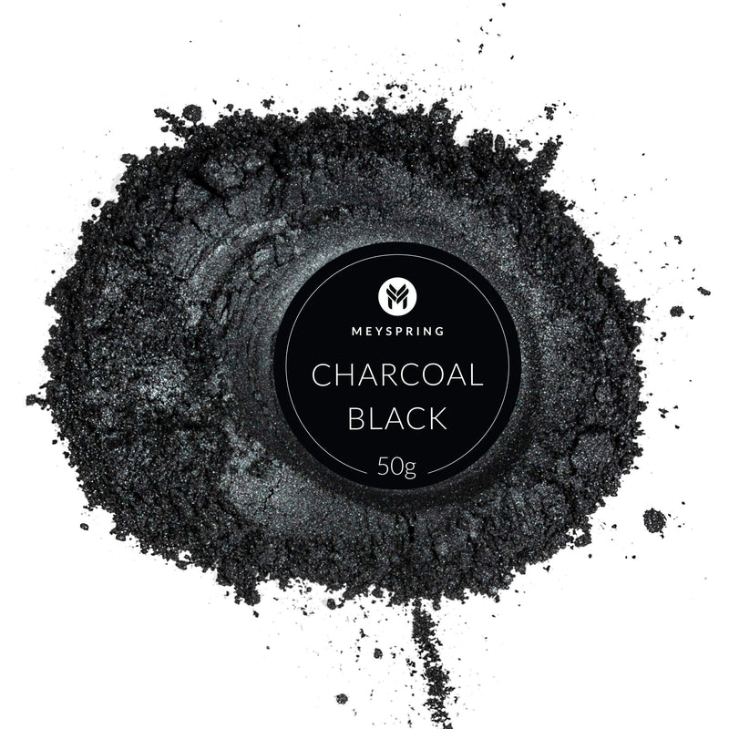 MEYSPRING Charcoal Black Epoxy Resin Color Pigment - 50 Grams - Great for Resin Art, Epoxy Resin, and UV Resin - Mica Powder for Epoxy Resin - NewNest Australia