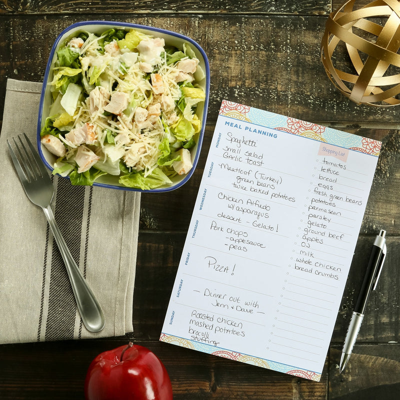 Meal Planning Pad 6"x9", 80 Sheets Per Pad - NewNest Australia