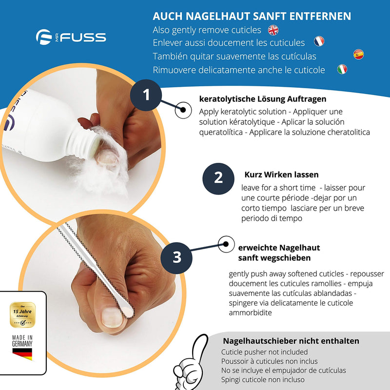 Mr. Fuss Callus Remover Active Solution No. 4 Advanced Pack (Small) Callus Removal Without Grinding Or Rubbing System Pack Of 4 For Callus And Cuticle Removal - NewNest Australia
