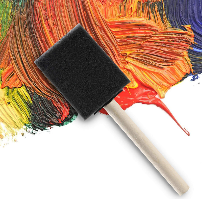 Bates- Foam Paint Brushes, 16pcs, 2 Inch, Sponge Brushes, Sponge Paint Brush, Foam Brushes, Foam Brushes for Painting, Foam Brushes for Staining, Paint Sponges, Foam Sponge Brush - NewNest Australia