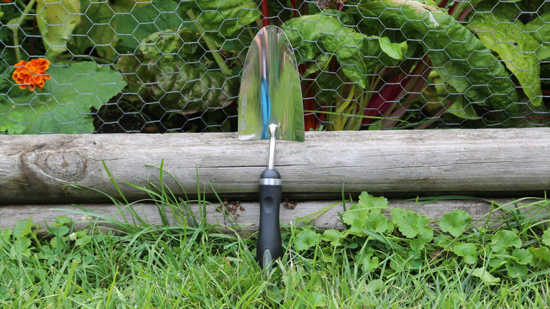 Edward Tools Bend-Proof Garden Trowel - Heavy Duty Polished Stainless Steel - Rust Resistant Oversized Garden Hand Shovel for Quicker Work - Digs Through Rocky / Heavy soils - Comfort Grip (1) 1 - NewNest Australia