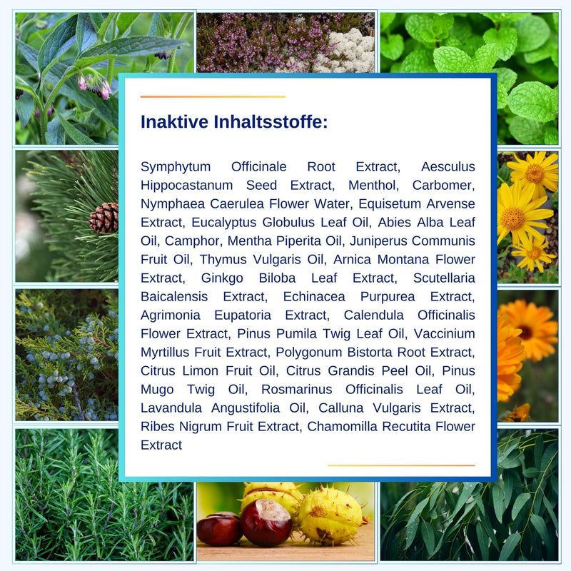 SwissMedicus horse balm massage gel Effective after active sport herbal balm made from 25 herbs with a magnesium complex to reduce the risk of possible muscle cramps - NewNest Australia