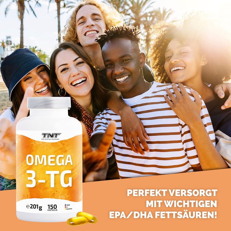 TNT Omega 3 (150 capsules) • 2760mg fish oil with EPA & DHA per daily dose • High dosage and laboratory tested 150 capsules Plus - NewNest Australia