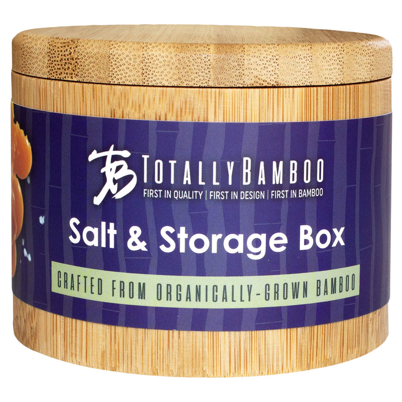 NewNest Australia - Totally Bamboo 20-2083 Salt Box, 3-1/2-Inch round, Plain 