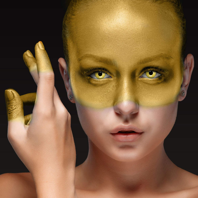 aricona contact lenses daily lenses - yellow contact lenses colored - Yellow Fear - Halloween contact lenses without strength for Halloween & costume parties - NewNest Australia