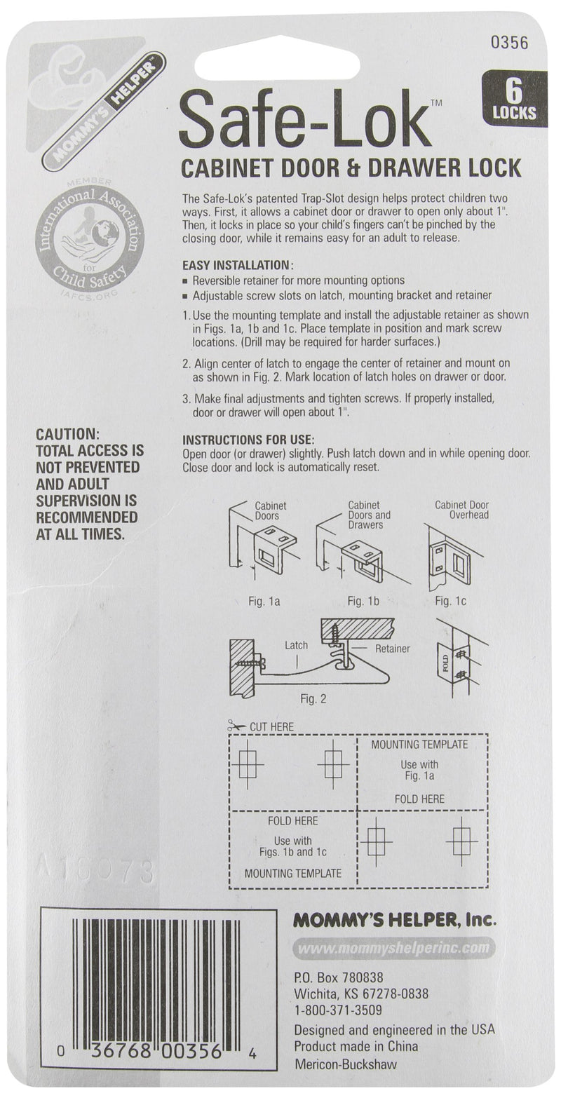 Mommy's Helper Safe-Lok Cabinet Door and Drawer Lock - NewNest Australia