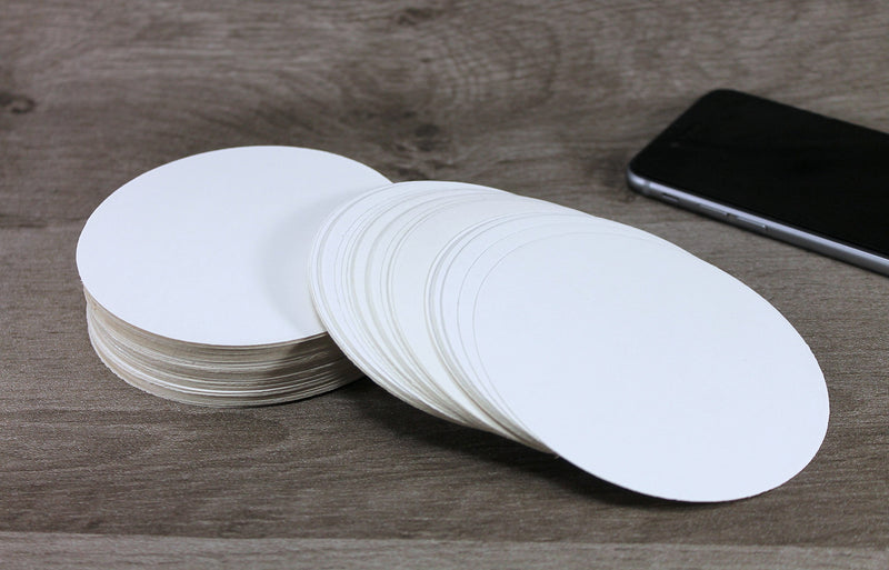 NewNest Australia - eSplanade Disposable Coaster - Made with Paper (Set of 100) - Use and Throw Beer Coasters - Perfect for Bar, Hotel, Restaurant Purpose & Parties 