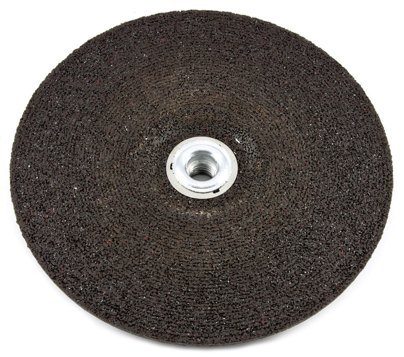 Forney 71882 Grinding Wheel with 5/8-Inch-11 Threaded Arbor, Metal Type 27, A24R, 8-Inch-by-1/4-Inch - NewNest Australia