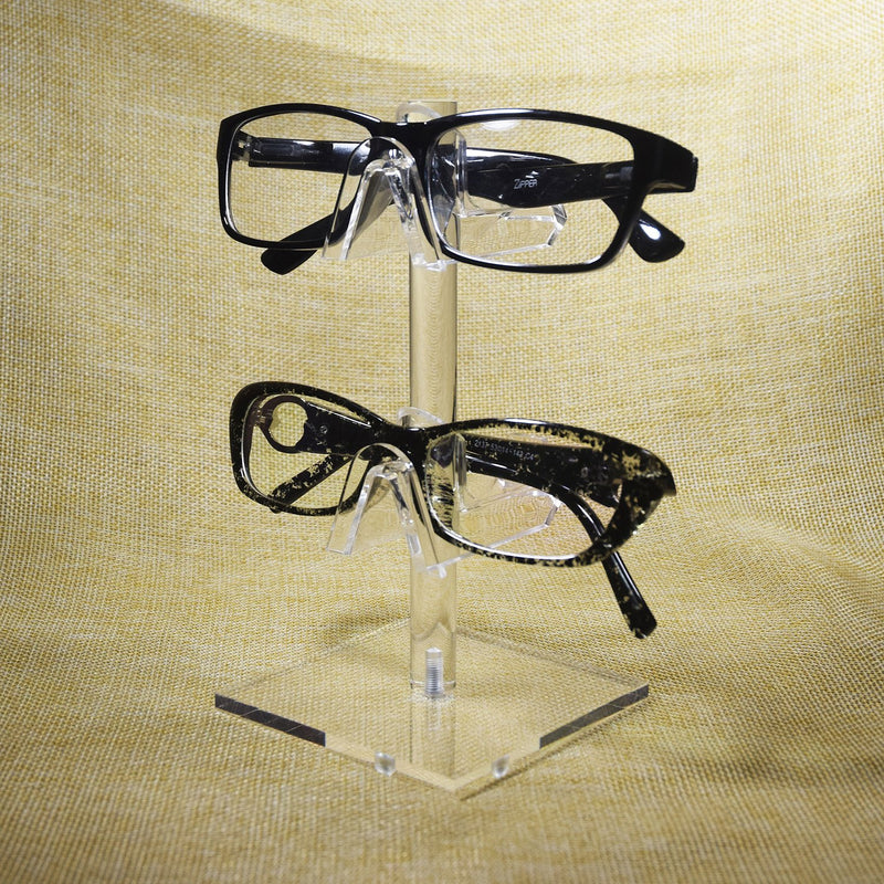 NewNest Australia - Mooca 2 Piece Acrylic Eyeglasses Frame Riser Display Stand (2 Frames for Each Holder) 2 Frame Stand, 2 Pcs 