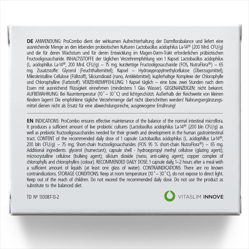 Procombo The Smart Synbiotic With Targeted Alignment Of "Good" Bacteria. Double Capsule And Liquid Formula For Fast Results. 1 Capsule Per Day. Laboratory Tested (Pack Of 3) - NewNest Australia