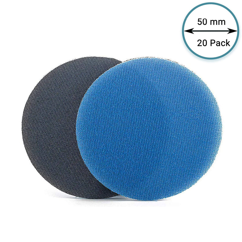 GLASS POLISH GP14202 GlasX-60 Fine Grade Abrasive Disc with Hook and Loop, Silicon Carbide Sanding Disc/Ø 2 inch/Pack of 20 Discs - NewNest Australia