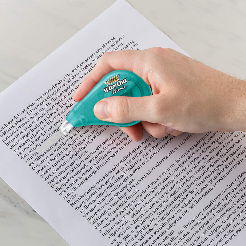 BIC Wite-Out Brand EZ Correct Correction Tape, White, Fast, Clean & Easy To Use, Tear-Resistant Tape, 6-Count - NewNest Australia