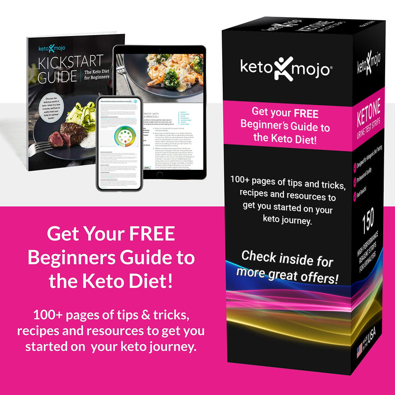 150 Ketone Test Strips with Free Keto Guide eBook & Free APP. Urine Test for Ketosis on Ketogenic & Low-Carb Diets. Extra-Long Strips. - NewNest Australia