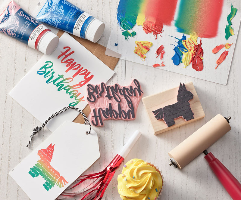 Speedball Super Value Block Printing Starter Kit – Includes Ink, Brayer, Lino Handle and Cutters, Speedy-Carve - NewNest Australia