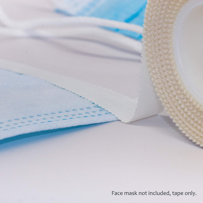Pro 1502 Self-adhering Face Mask Tape 1/2in (12mm) x 20ft Clear Double Coated Medical, Direct-to-Skin, Fabric to skin. skin friendly adhesive, fluid resistant, Easy to apply, Can reposition/reapply - NewNest Australia