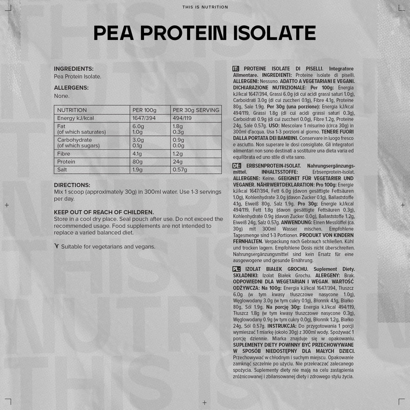 Bulk Pea Protein Isolate Powder, Vegan Protein Powder, 1 kg, Packaging May Vary, Neutral in Taste, 1 kg (Pack of 1) - NewNest Australia