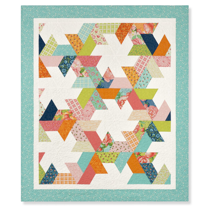 Acrylic Quilting Template, Half Hexagon | For Use with 10” Precut Fabric Squares | Layer Cake Patchwork Quilt Supplies for Cutting Patterns, Sewing, and DIY Blanket Making Projects - NewNest Australia
