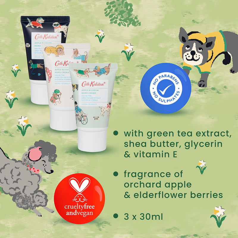 Cath Kidston Beauty Park Dogs Hand Cream Trio Gift Pack, 30Ml - NewNest Australia