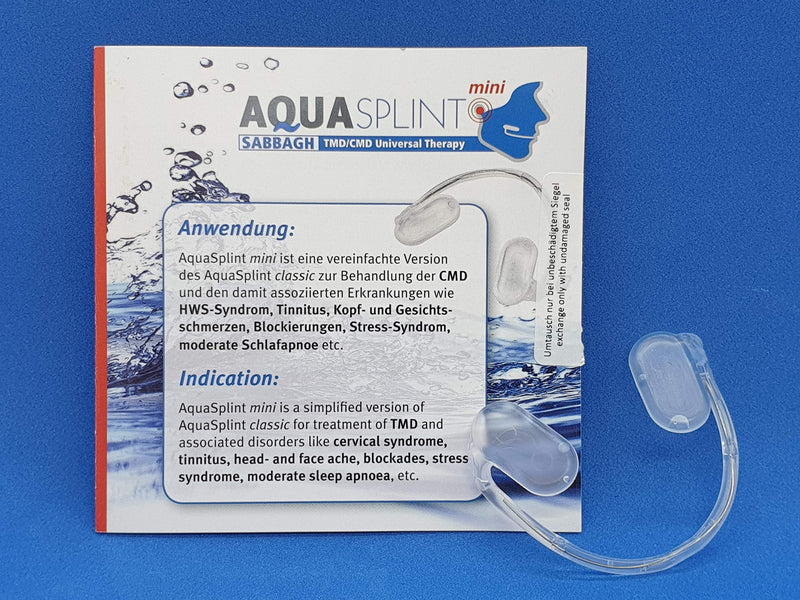 AquaSplint CMD bite splint Immediate help for jaw joint pain (do not use Bruxi-Splint against grinding) - bite splint for muscle relaxation MADE IN GERMANY - NewNest Australia