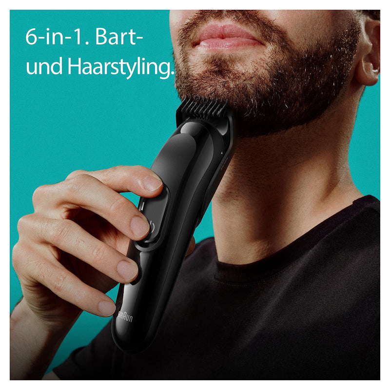 Braun Series 3 All-In-One Beard Care Body Groomer Set, Trimmer/Hair Clipper Men, Hair Clipper, 6-in-1 Beard Trimmer (Recyclable Packaging), Valentine's Day Gift for Him, MGK3420 - NewNest Australia