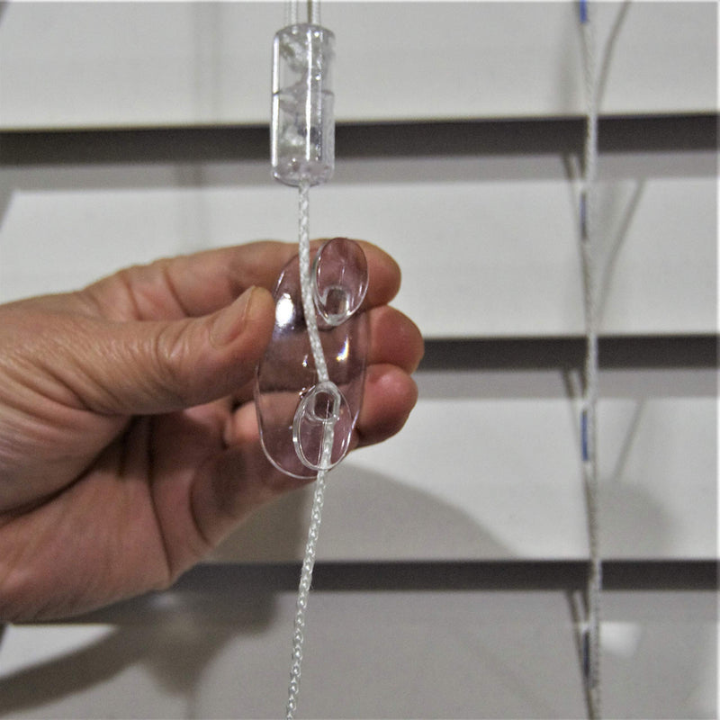 HomeAmore Safety Blind Pull Cord Cleats (4 Pack). The Only Clear Eye Pleasing 2-in-1 Pull Chord Winder. Designed For Free Hanging Or Secure To Wall To Keep Cords Away From Babies, Children and Pets. 4 - NewNest Australia