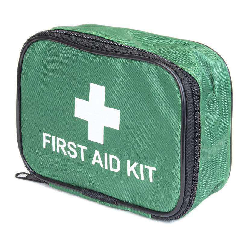 Clay Roberts First Aid Kit, Green, Compact First Aid Kit Bag, Bandages, Dressing Pads, Plasters, Emergency & Medical Supplies, 1st Aid Kit Bag for Travel, Home, Family, Holidays, Cars and Camping - NewNest Australia
