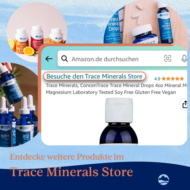 Trace Minerals, 40,000 volts!, electrolyte concentrate, 237ml, mineral mix, laboratory tested, gluten-free, soy-free, vegan - NewNest Australia