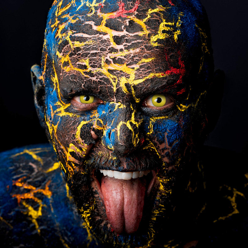 aricona contact lenses daily lenses - yellow contact lenses colored - Yellow Fear - Halloween contact lenses without strength for Halloween & costume parties - NewNest Australia