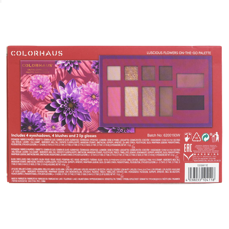 Colorhaus On the Go - Palette with Professional Makeup Kit - Eyeshadows, Lip Glosses, Blush, Bronzer and Highlighter Palette - Makeup Gift Set for Girls, Teenagers and Women - NewNest Australia