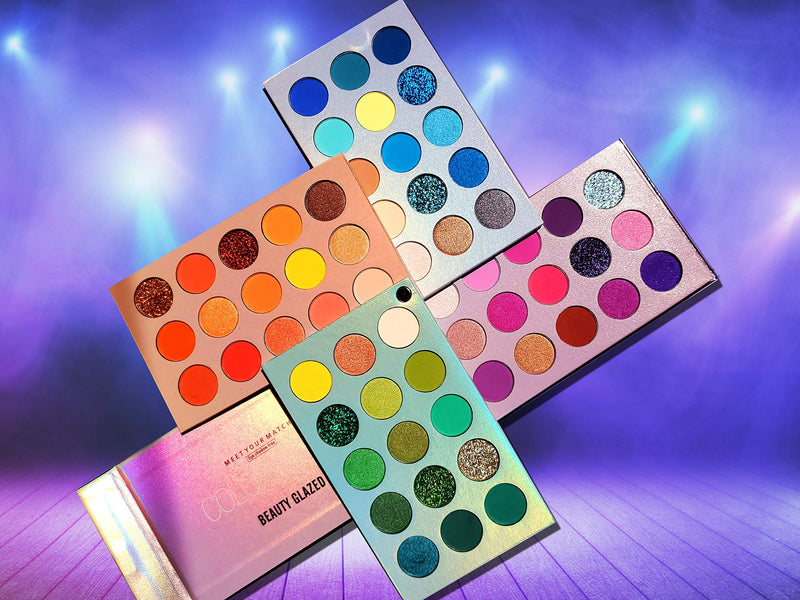 Beauty Glazed Makeup Palette 60 Colors Supper Pigmented Color Board Long Lasting Eyeshadow Palette Mattes and Shimmers Blendable Eye Shadow Make Up Professional Eye Cosmetic - NewNest Australia