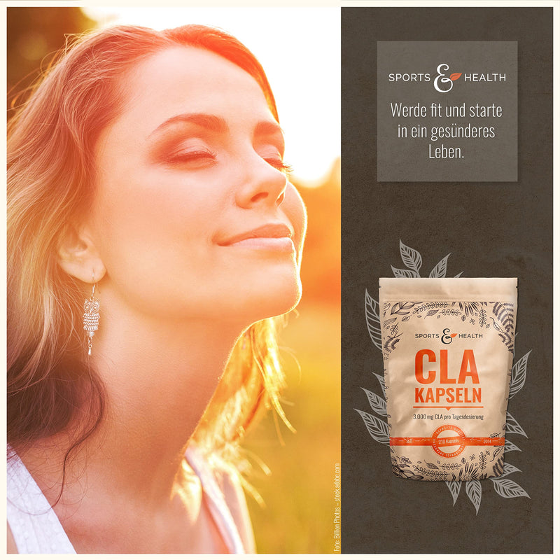 CLA capsules - 210 capsules - 3000mg per daily dosage - high dose - conjugated linoleic acid - NewNest Australia