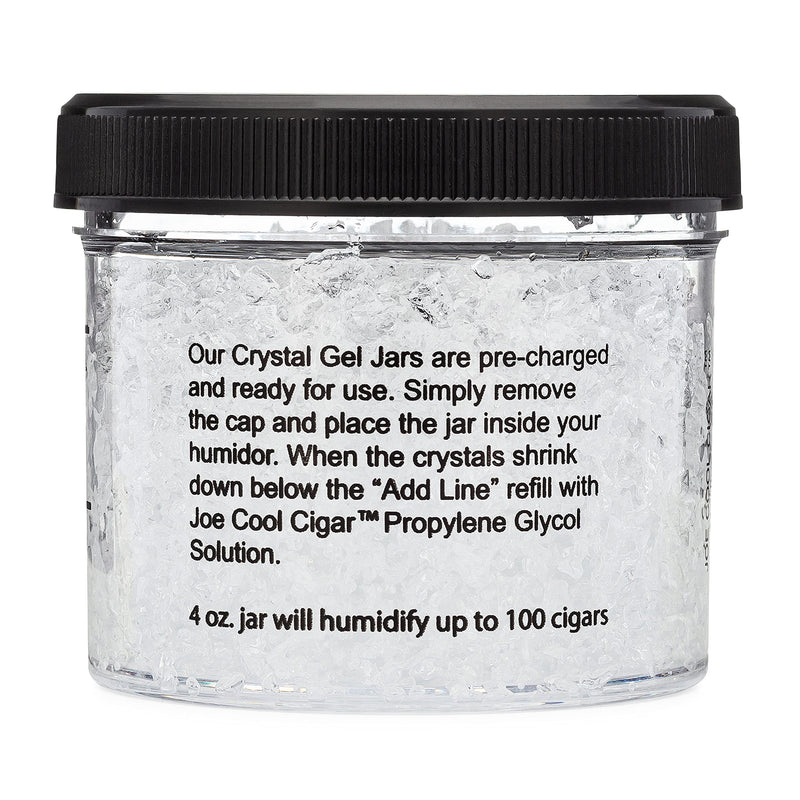 Joe Cool Cigar Crystal Gel Humidifier for Cigar Humidors - 4oz Jar - NewNest Australia