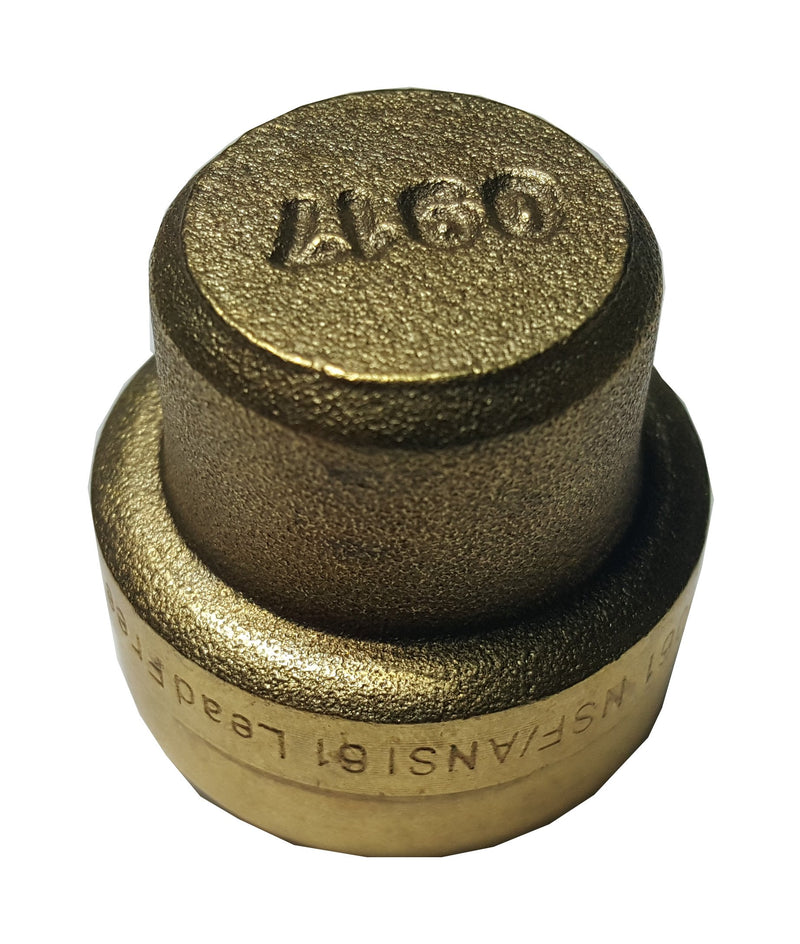10 PIECES XFITTING 1/2" PUSH FIT CAPS - LEAD FREE BRASS - NewNest Australia