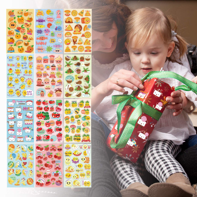 HORIECHALY Scratch and Sniff Stickers, 85 Sheets with 17 Different Scents. More 320 Designs as Rewards, Christmas Gifts, Decorations, Games for Children, Teachers, Parents, etc. Green - NewNest Australia